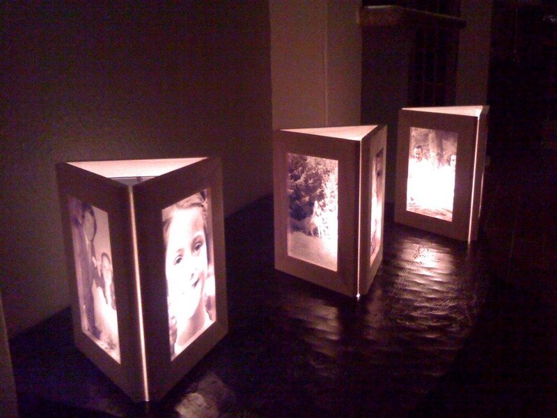 DIY Photo Luminaries