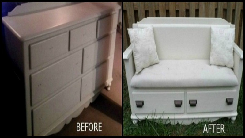 Dresser Upcycled Into A Bench The Owner Builder Network