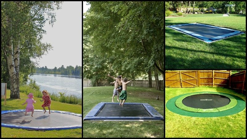 diy inground trampoline the owner-builder network