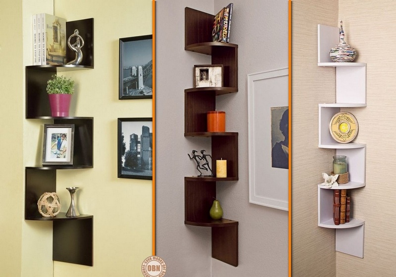 Extraordinary Corner Shelves Ideas Using 4 Commonly used Materials ...