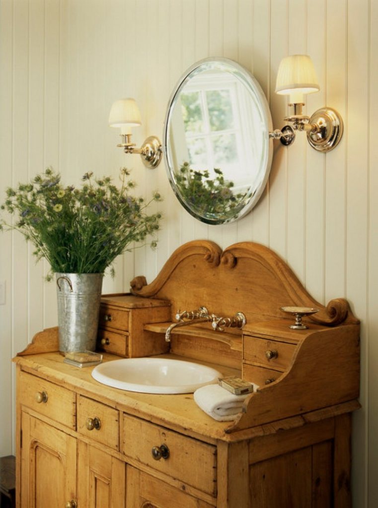 Old Dresser Turned Vanity