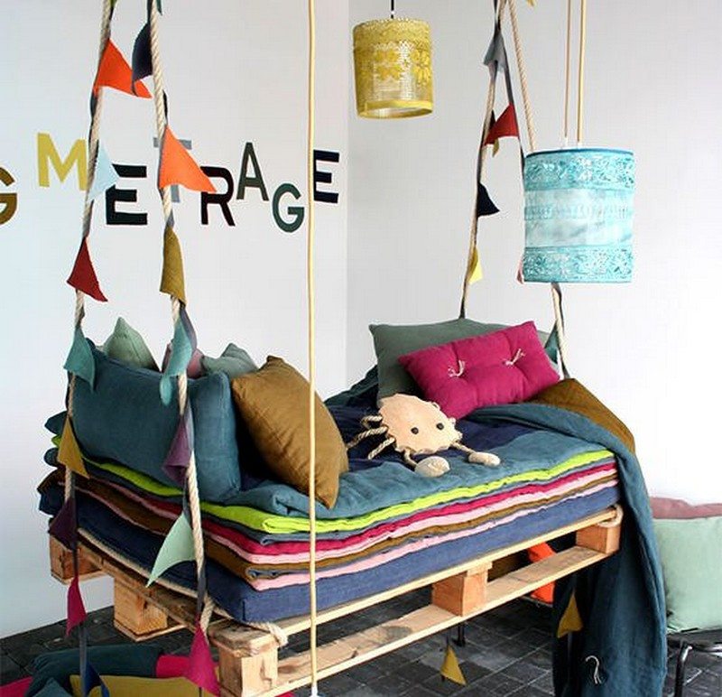 Pallet Swing Bed Examples