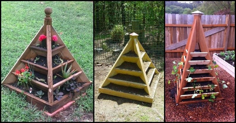 How To Make A Strawberry Pyramid Planter