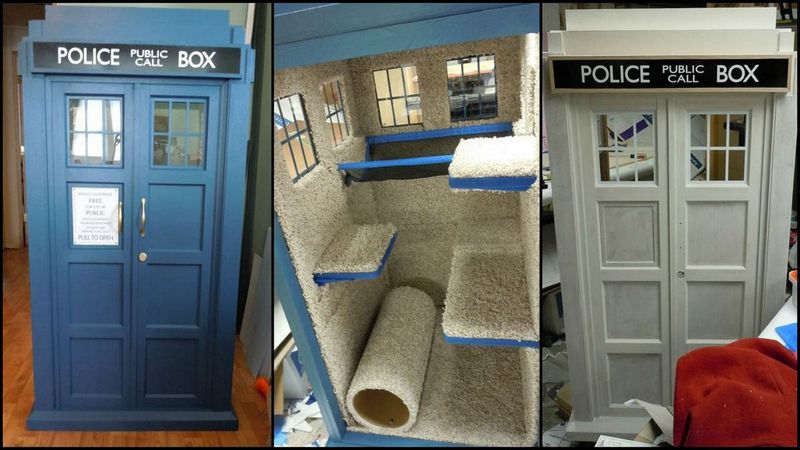 Doctor Who Tardis Cat Fort The Owner Builder Network