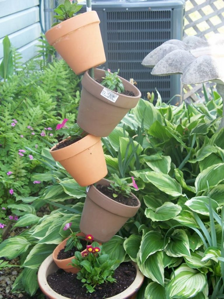 Topsy-Turvy Herb Garden Examples