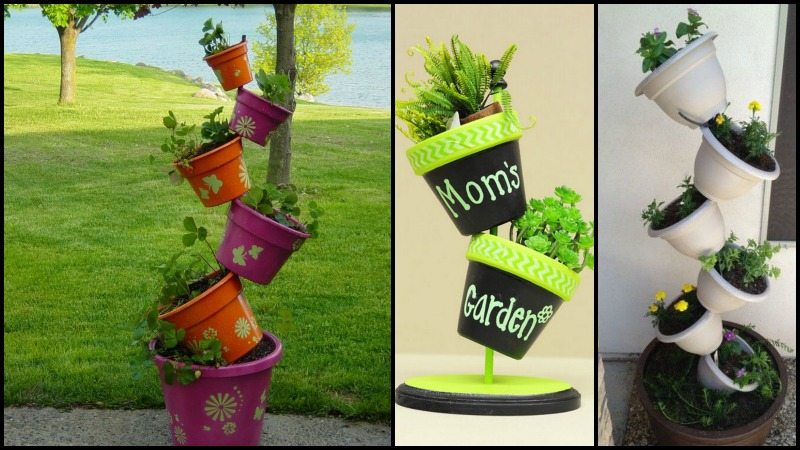 Topsy-Turvy Herb Garden