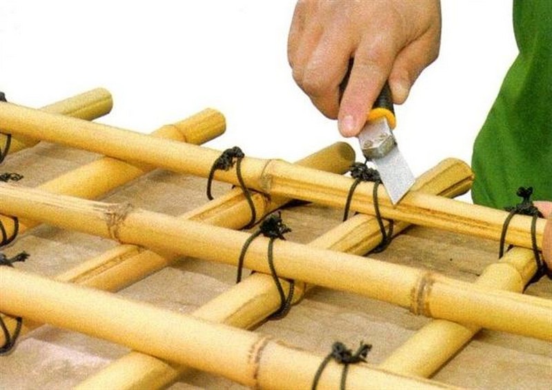 DIY Bamboo Trellis