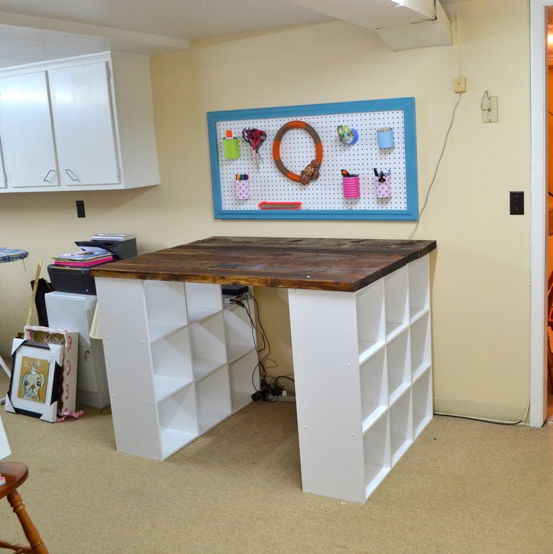 DIY Bookshelf Craft Table: 3 Easy Steps To Build