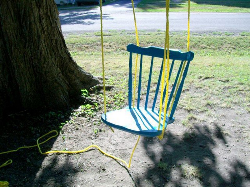 DIY Chair Tree Swing