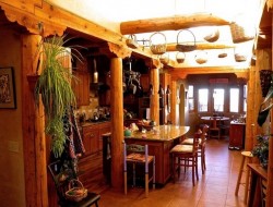 H and H Straw Bale Home - Kitchen