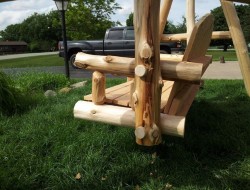 Outdoor Log Swing by Aaron LaVoy