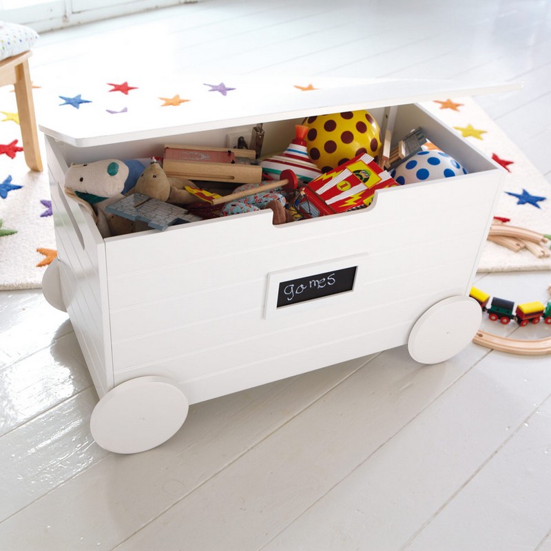 toy boxes on wheels