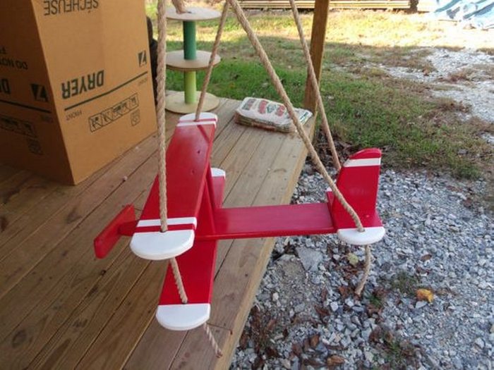 DIY Airplane Swing