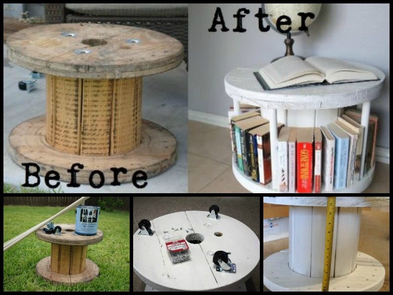 Diy Spool Bookcase The Owner Builder Network