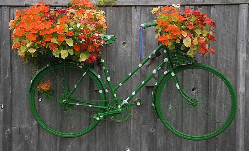 DIY Bicycle Planter â€