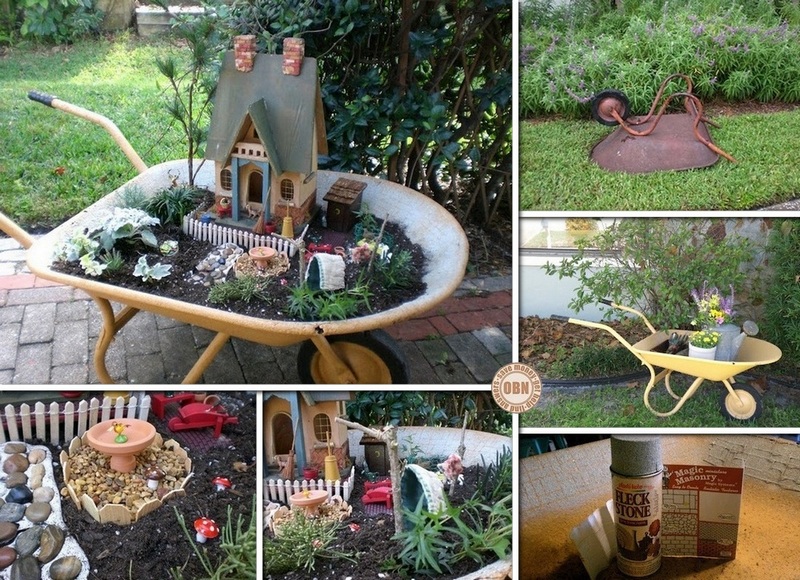 5 Fun Steps to Make a DIY Wheelbarrow Fairy Garden
