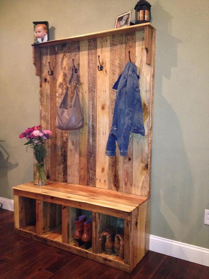 Pallet entryway bench – the owner builder network