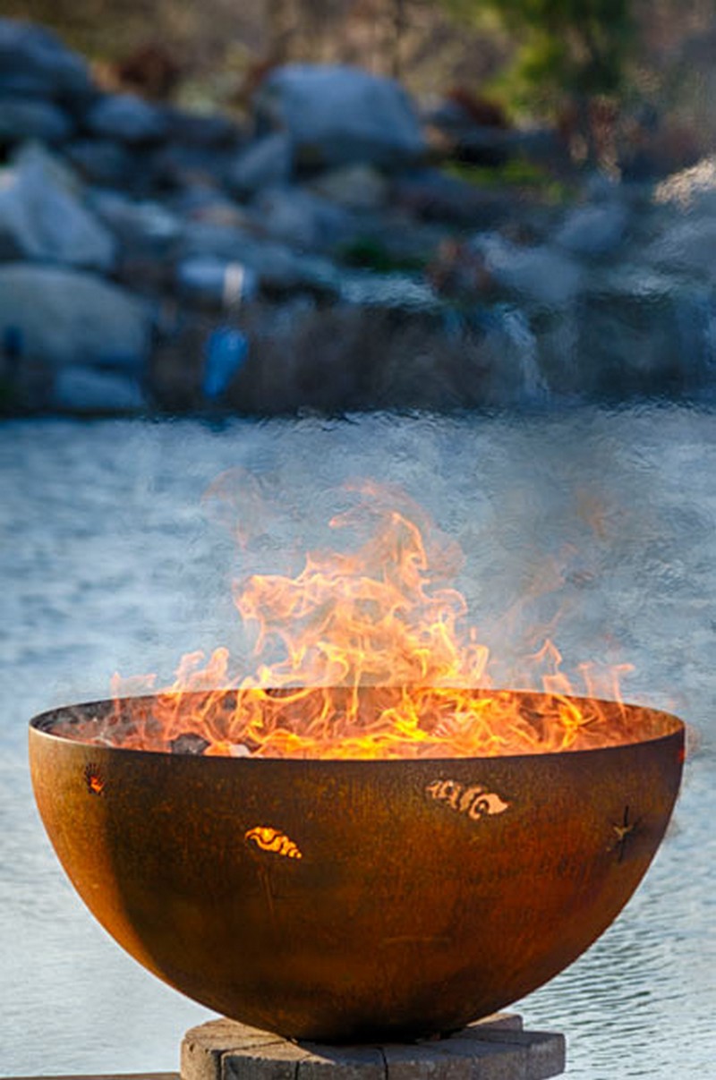 Artistic Sphere Fire Pit | The Owner-Builder Network