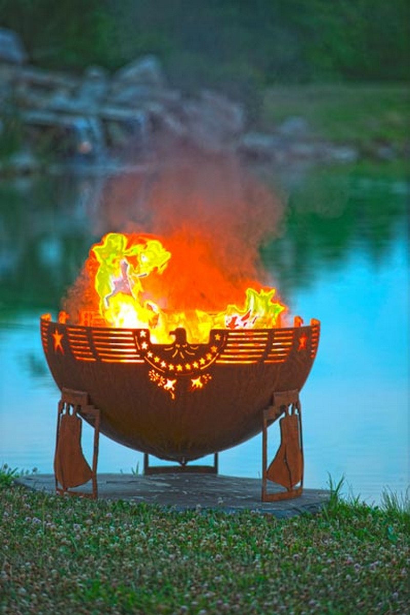 Artistic Sphere Fire Pit The Owner Builder Network