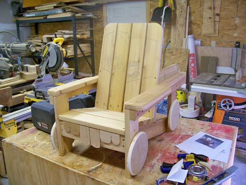 DIY Adirondack Chair Tow Truck