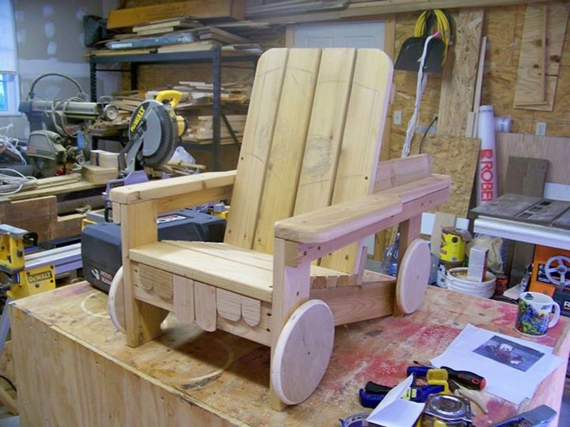 DIY Adirondack Chair Tow Truck