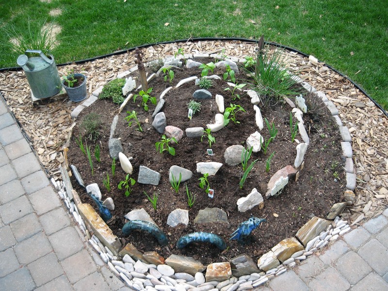 DIY Spiral Herb Garden