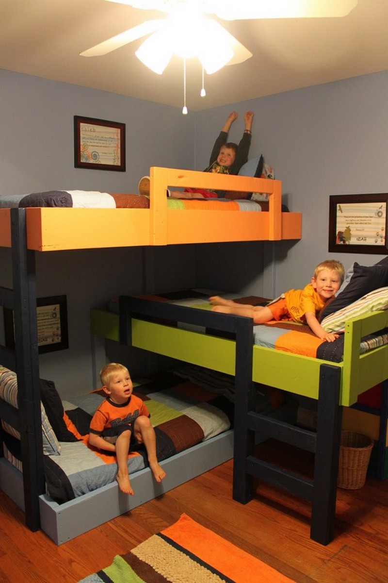 3 bunk bed diy sale