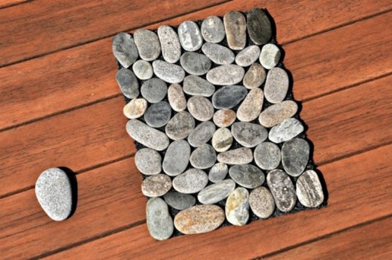 How To Make A Diy River Rock Doormat The Owner Builder Network