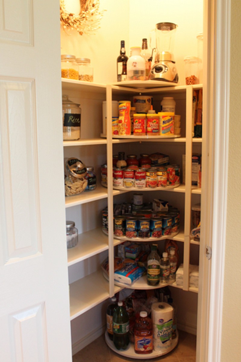 DIY Lazy Susan Pantry Storage