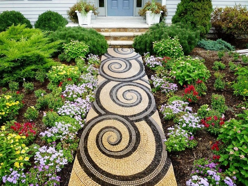 Mosaic Garden Path