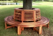 Comfortable Tree Bench: Space Saving Bench in 4 Steps