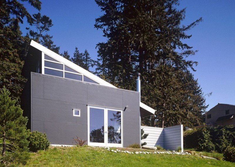 The C3 Cabin - West Elevation