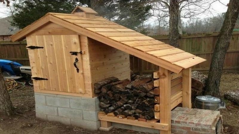 How to build a cedar smokehouse?