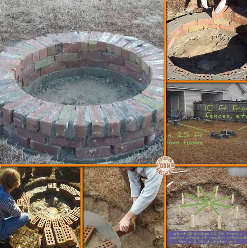 How To Build An Excellent Brick Fire Pit For Your Backyard