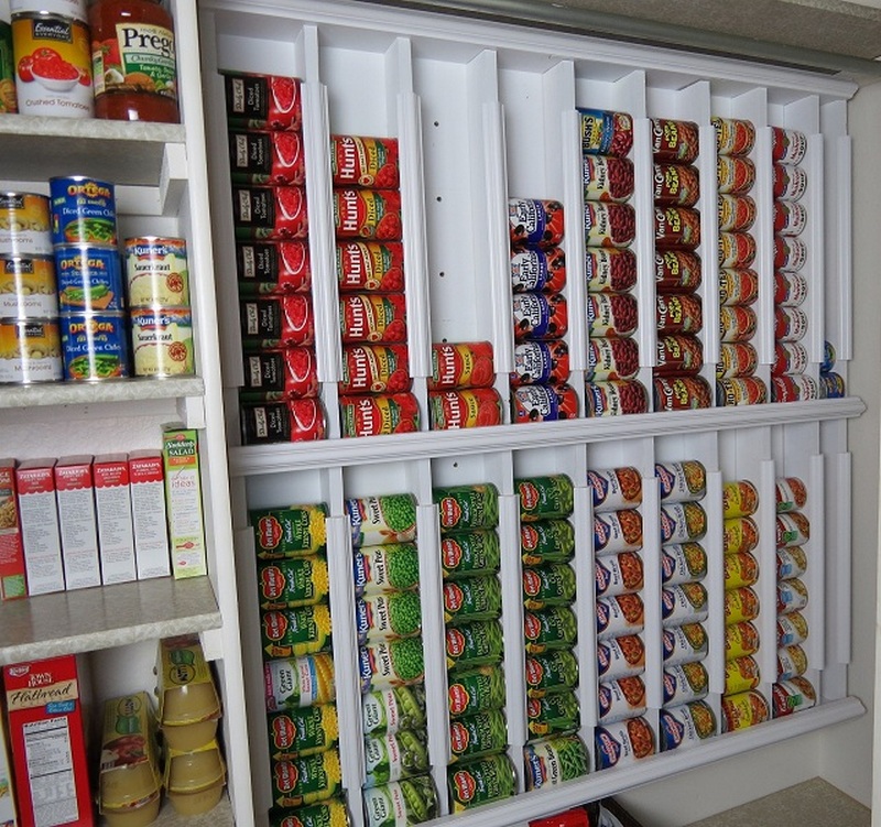 Space Savvy DIY Rotating Canned Food System