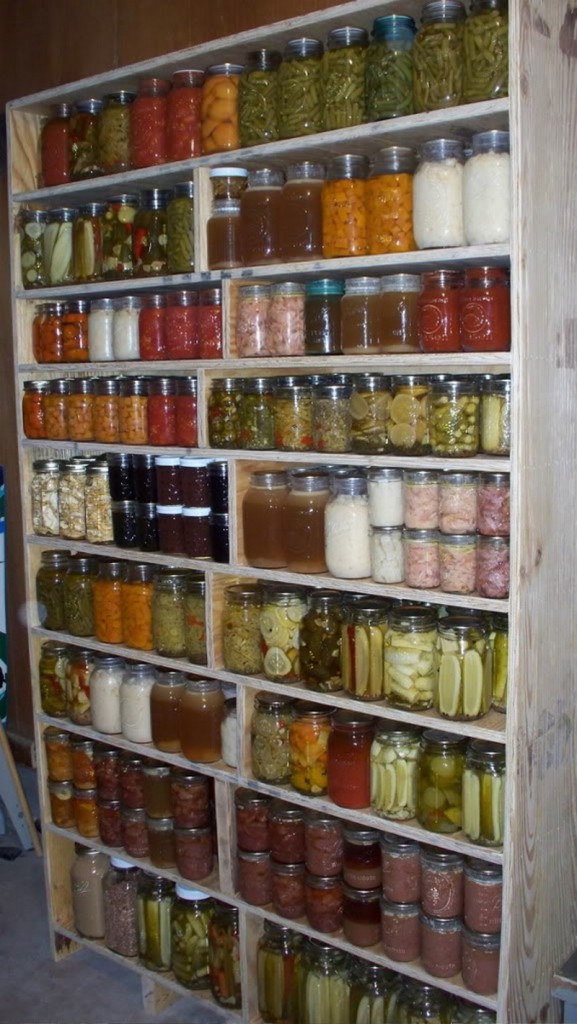 DIY Canned Food Cabinet - Canned Food Cabinet