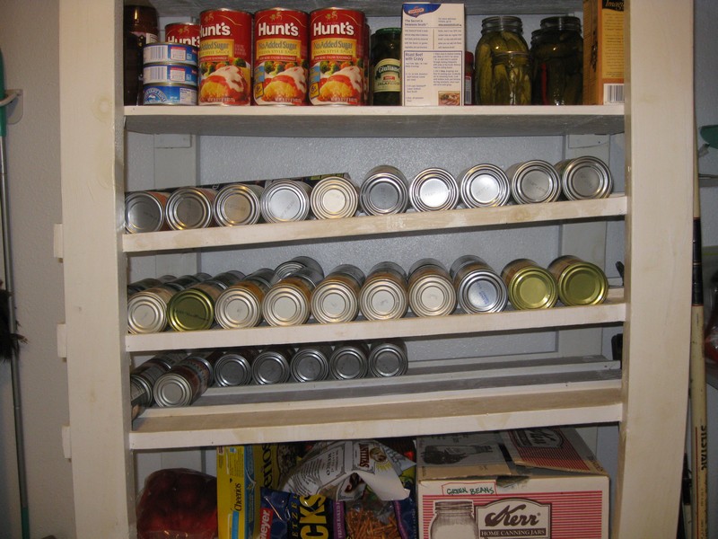 Canned Food Storage Rack