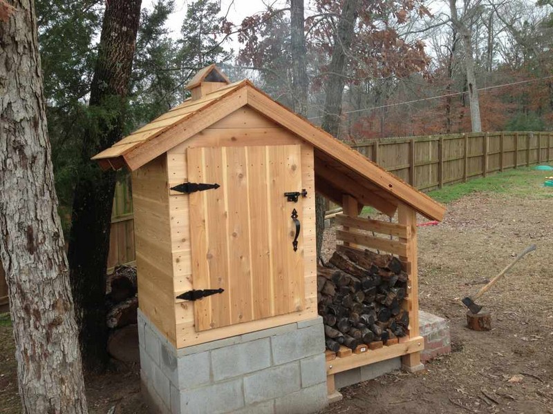 How to build a cedar smokehouse The OwnerBuilder Network