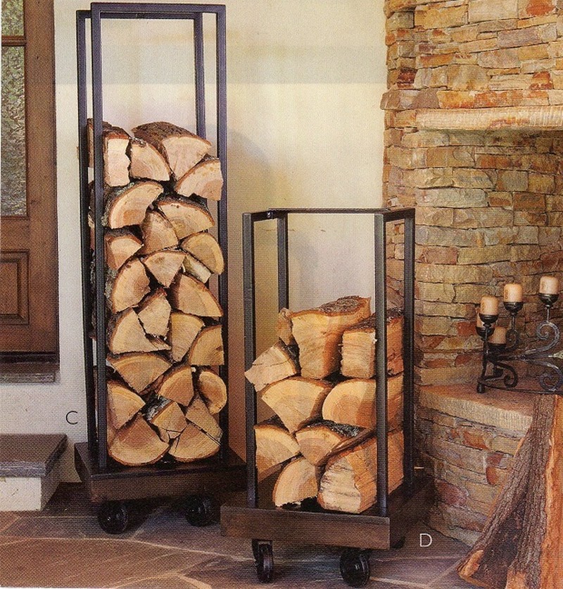 Inside firewood online holder