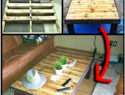DIY Pallet Coffee Table