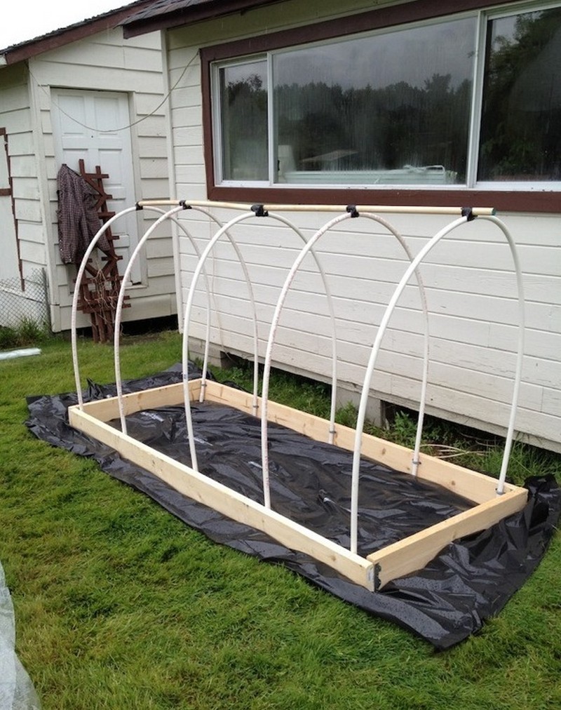 DIY Raised Garden Bed Cover