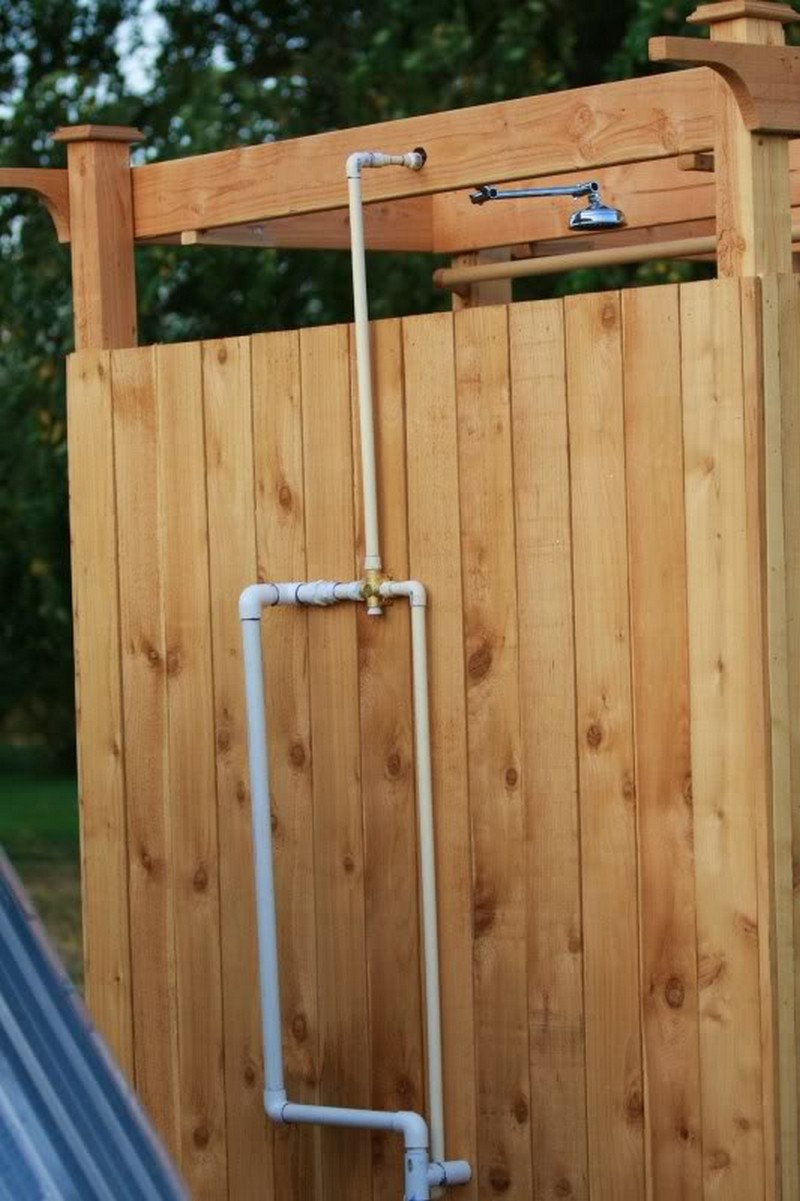 DIY Solar Outdoor Shower