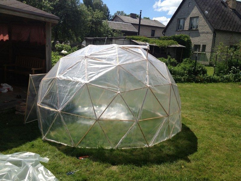 Geodesic Dome Greenhouse