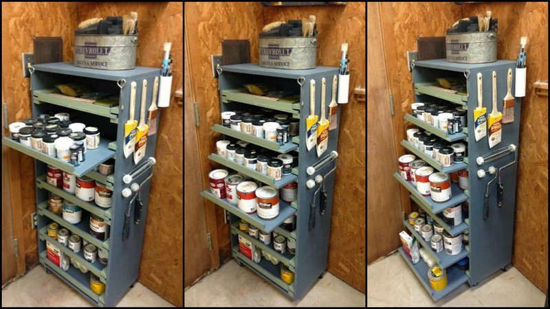 Paint Storage Cabinet