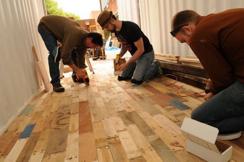 DIY Pallet Flooring The Owner-Builder Network