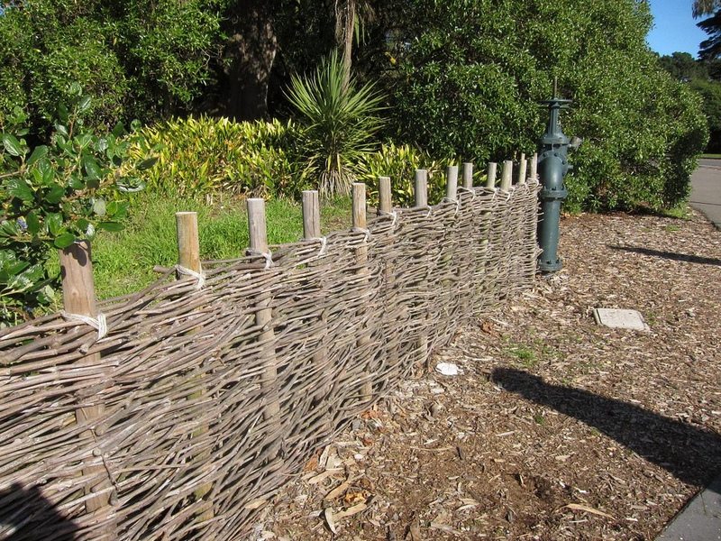 Pine Wattle Fence