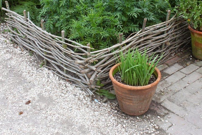 Pine Wattle Fence