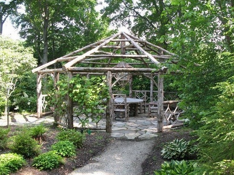 Rustic Garden Gazebo | The Owner-Builder Network