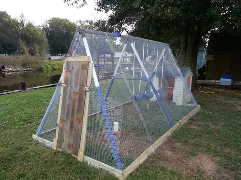 DIY Repurposed Swing Set Chicken Coop | The Owner-Builder ...