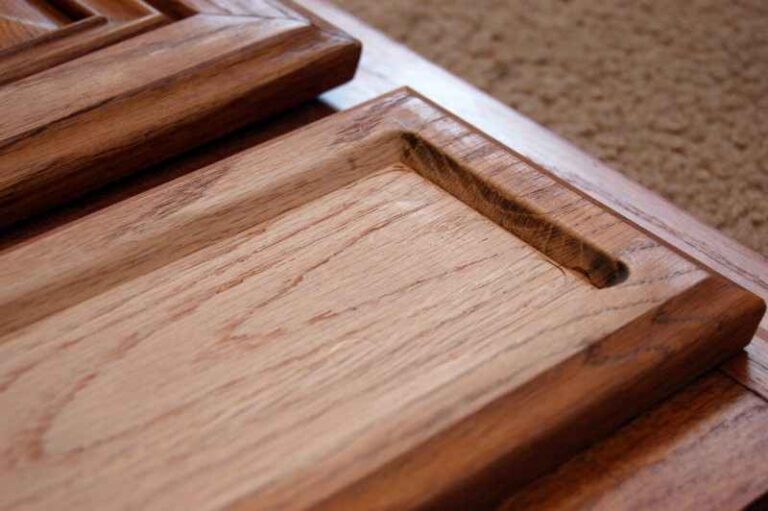 DIY Cupboard Door Art Desk